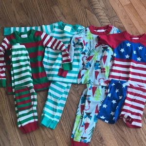 4 pairs of pajamas